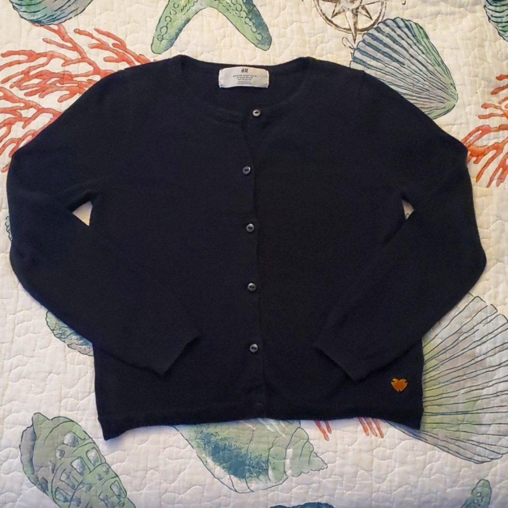 Black button up cardigan